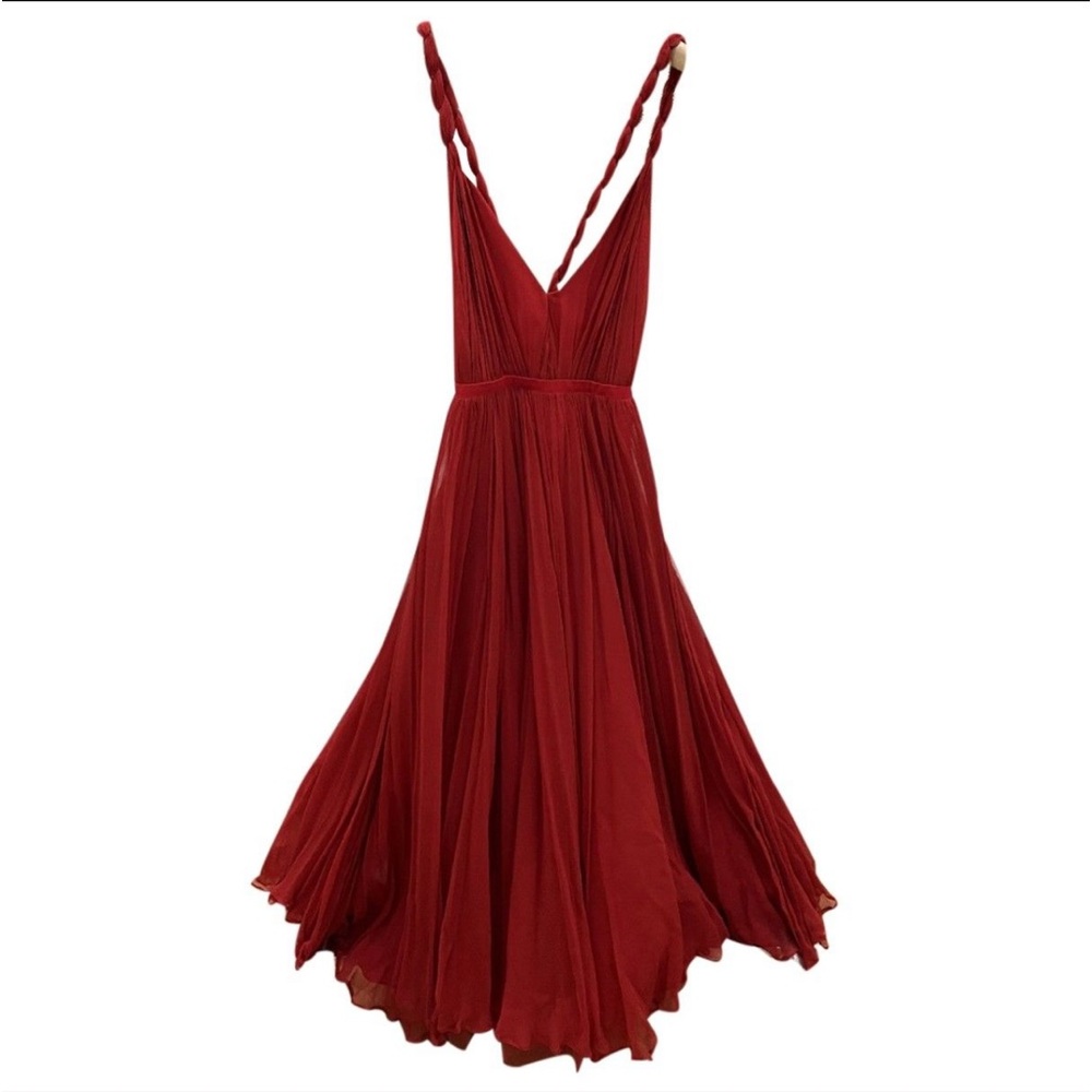 Dior silk maxi dress size 4. Used twice, no tags. Removed hanger tags